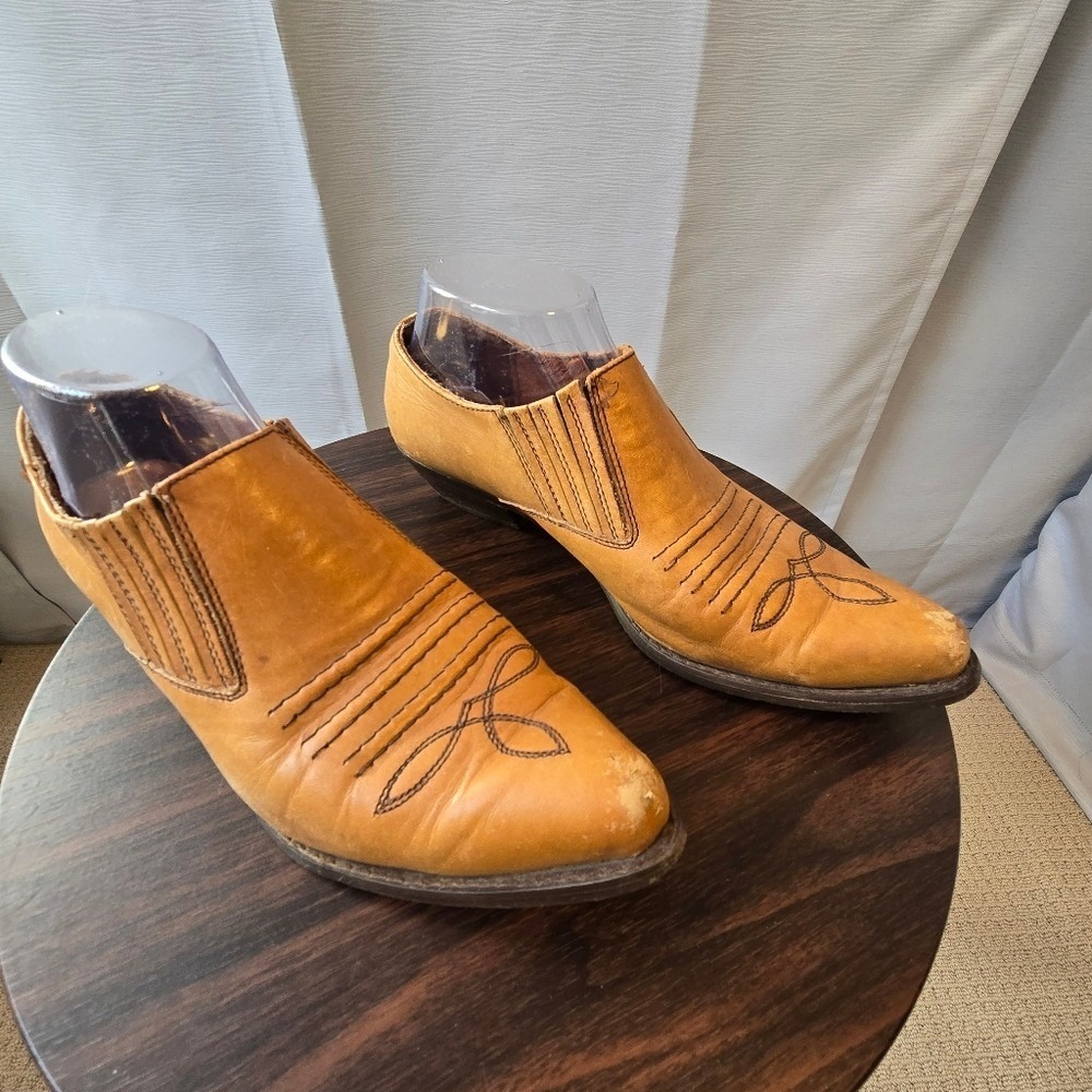Ranchero‎ Vintage Ankle Boots - Size 8 - Picture 2 of 12
